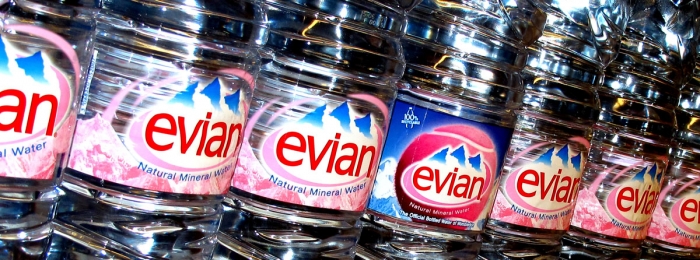 evian toy story water