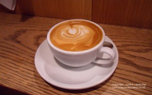 Flat White coffee at Monmouth Coffee, Borough