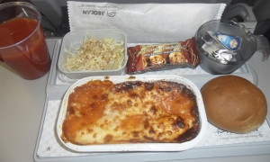 Inflight meal - Aegean Airlines