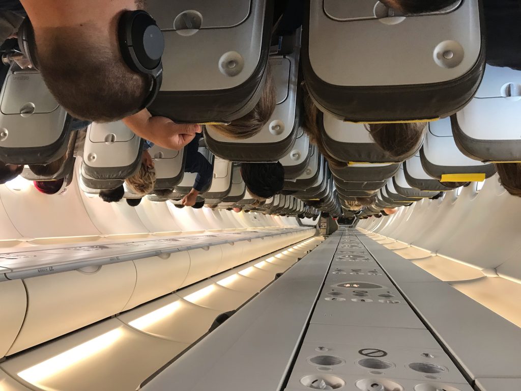 Fuelling Airlines interior