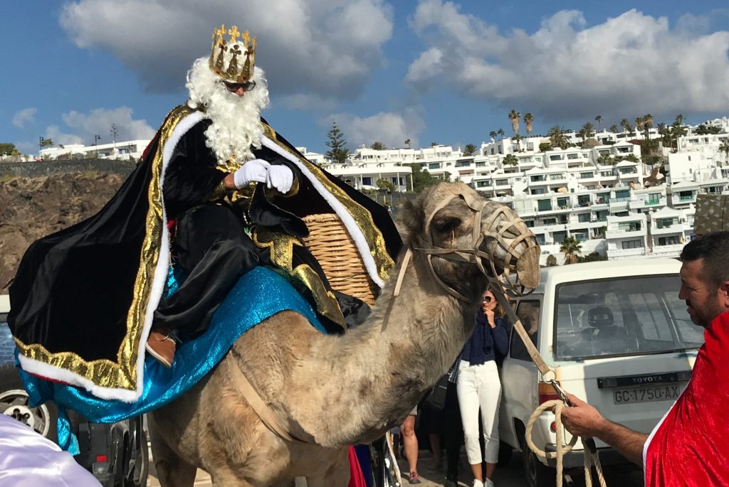 King on a camel