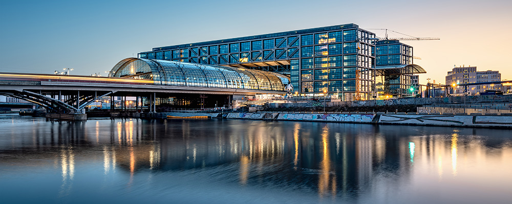 European train travel Berlin main railway station