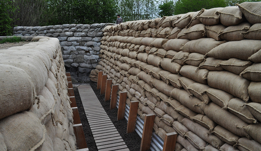 Battlefields of Europe WWI trenches Ypres Belgium