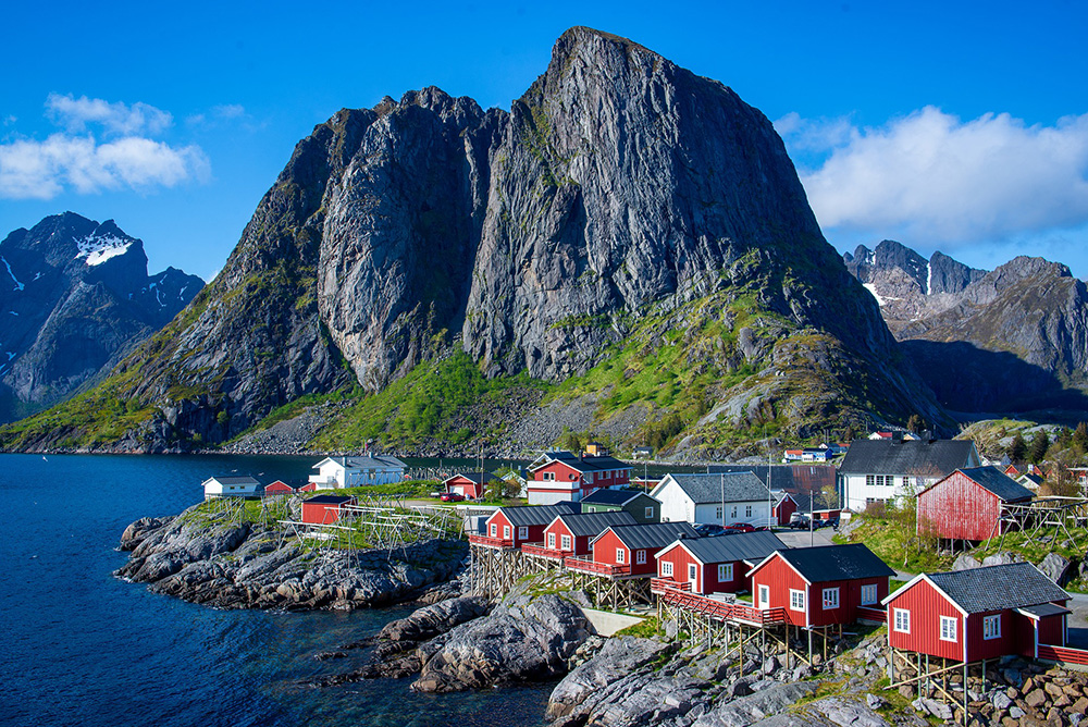 Climate change travel Reine Norway Scandinavia