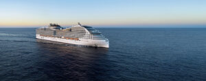 Featured image cruising F1 MSC World Europea at sea
