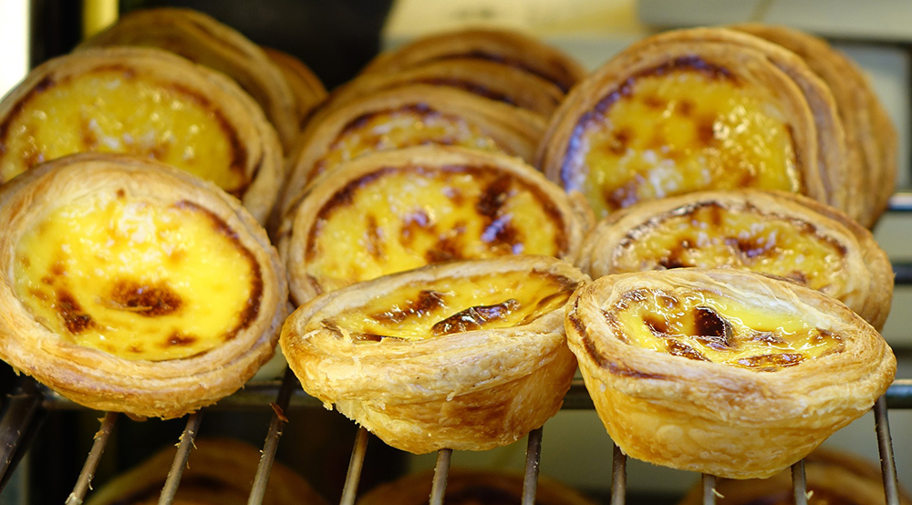 Sweet pastries of Europe Pastel de Nata