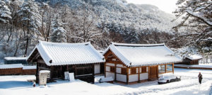 Where in the World featured image snow scene in Korea
