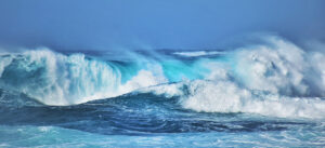 Where in the World 602 waves crashing ashore