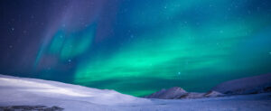 Where in the World 367 featured image Aurora Borealis Northern lights snow