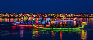Where in the World 709 featured image dragon boat race at night