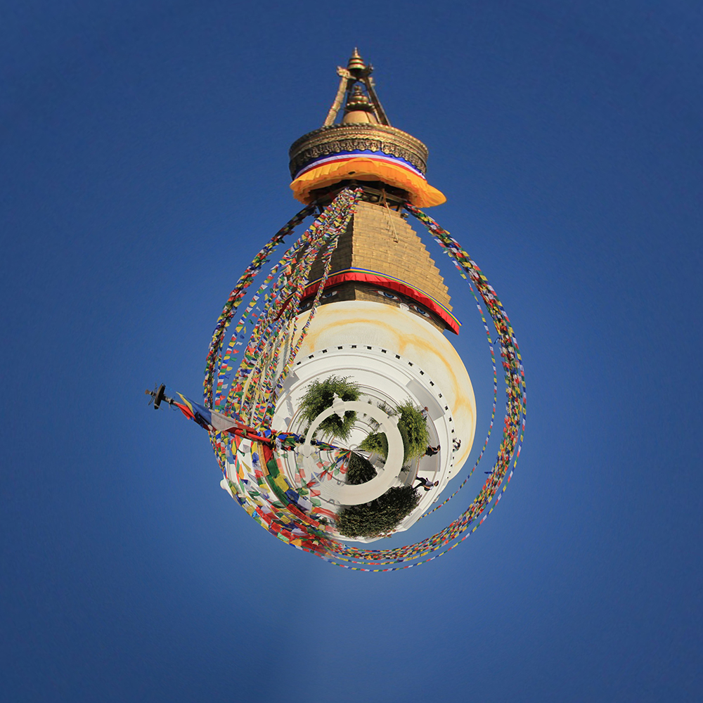 Where in the World distorted image