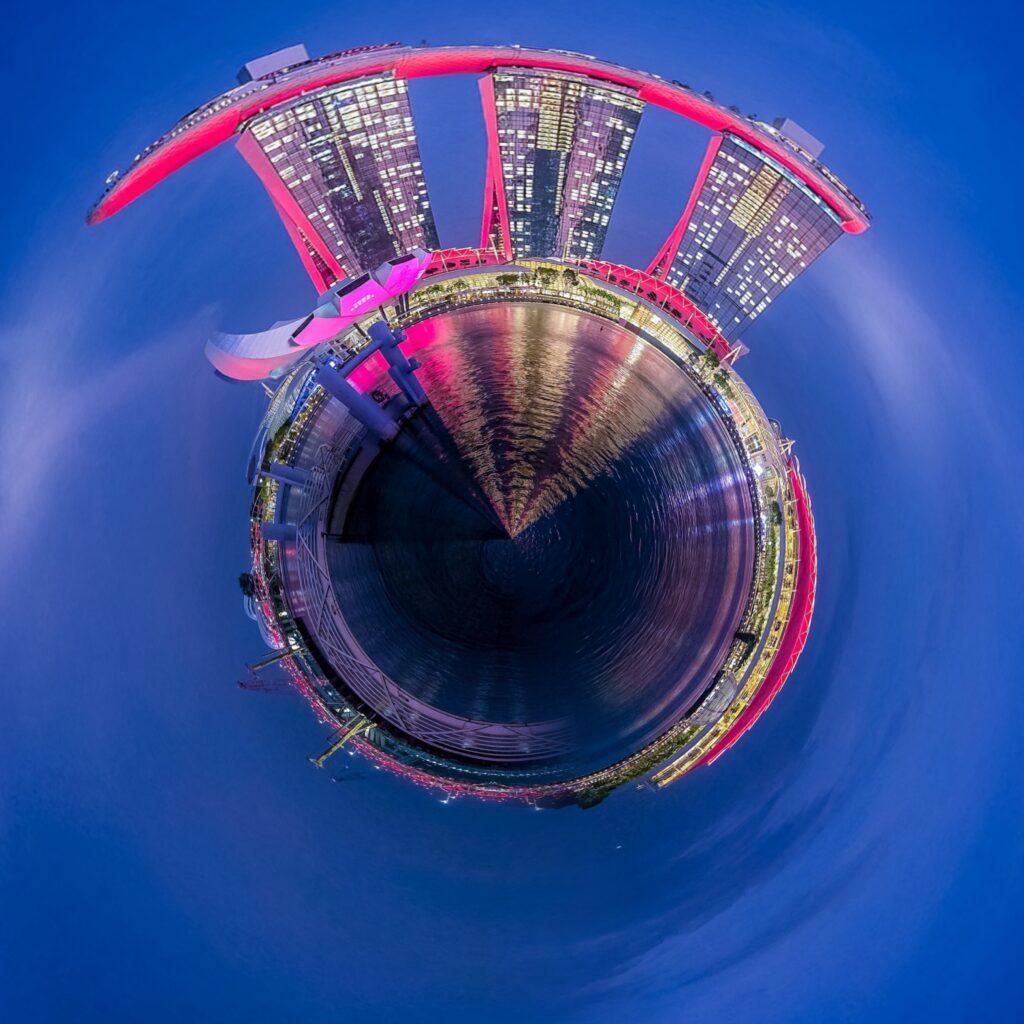 Where in the World 653 distorted city image