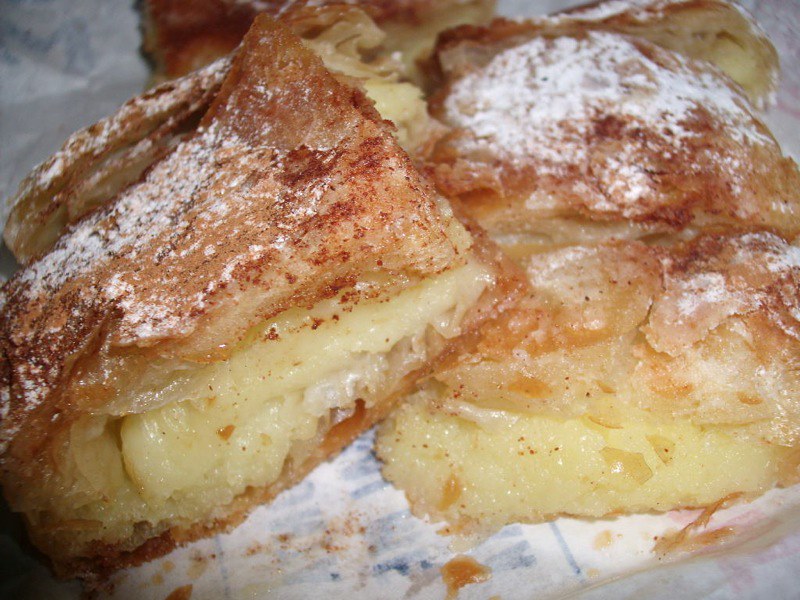 Sweet treats of Europe bougatsa from Greece
