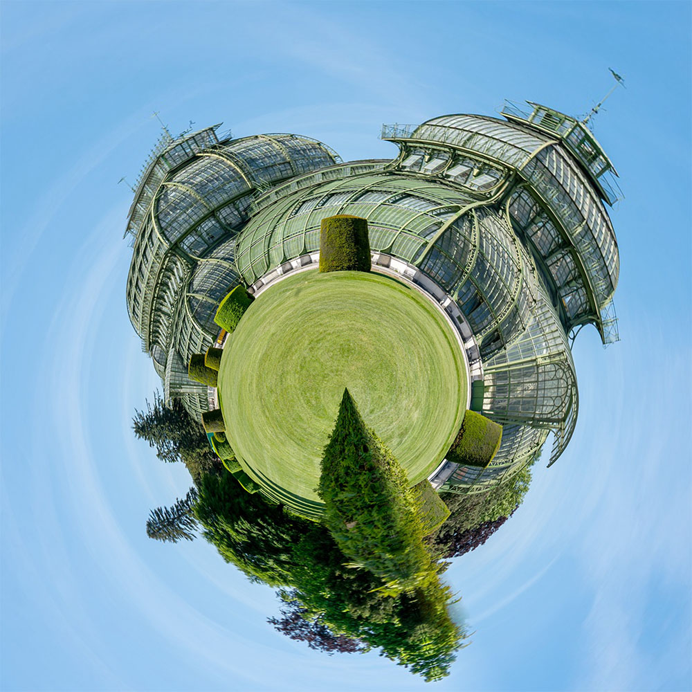 Where in the World 666 distorted city image