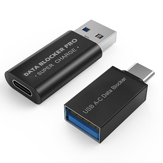 Anti Juice Jacking data blockers