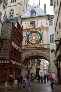 The Grand Clock and archway in Rouen