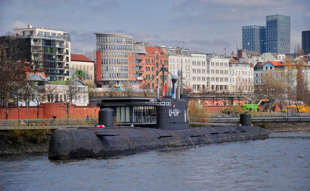 Where in the World - submarine in Hamburg