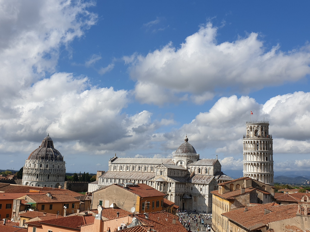 Where in the World 400 the skyline of Pisa