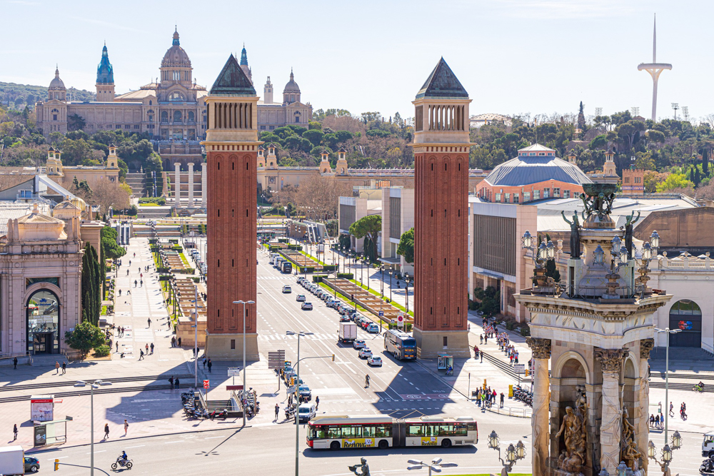 Where in the World, Venetian Towers, Barcelona