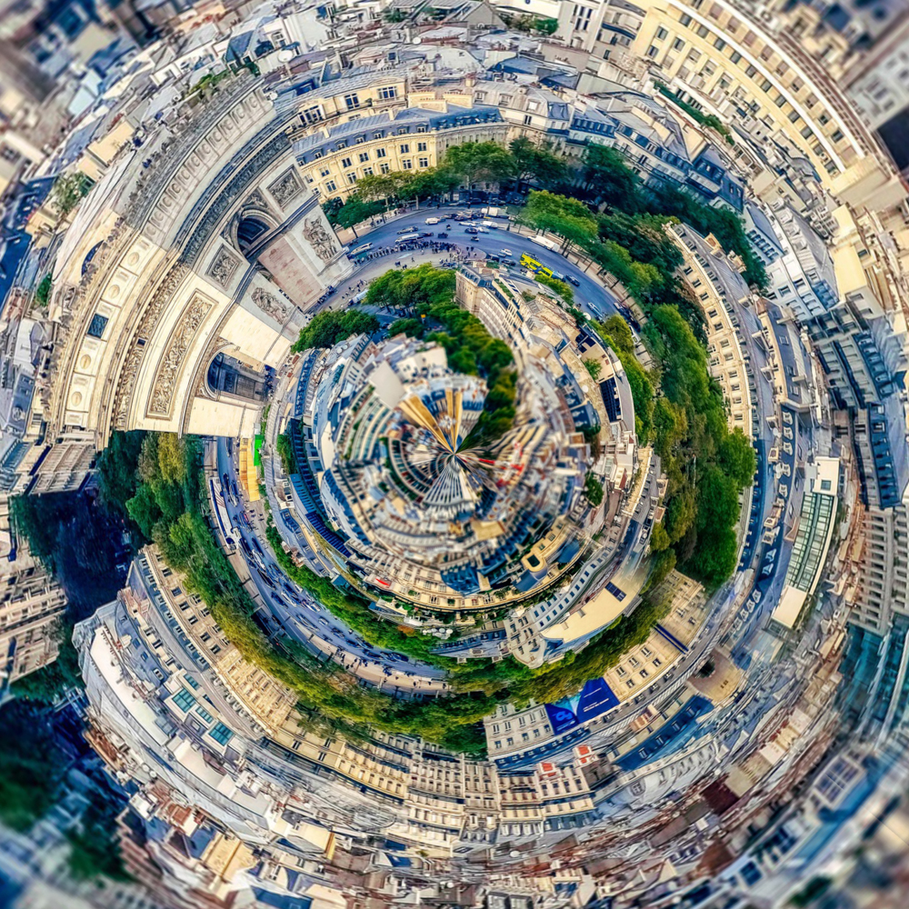 Where in the World distorted image