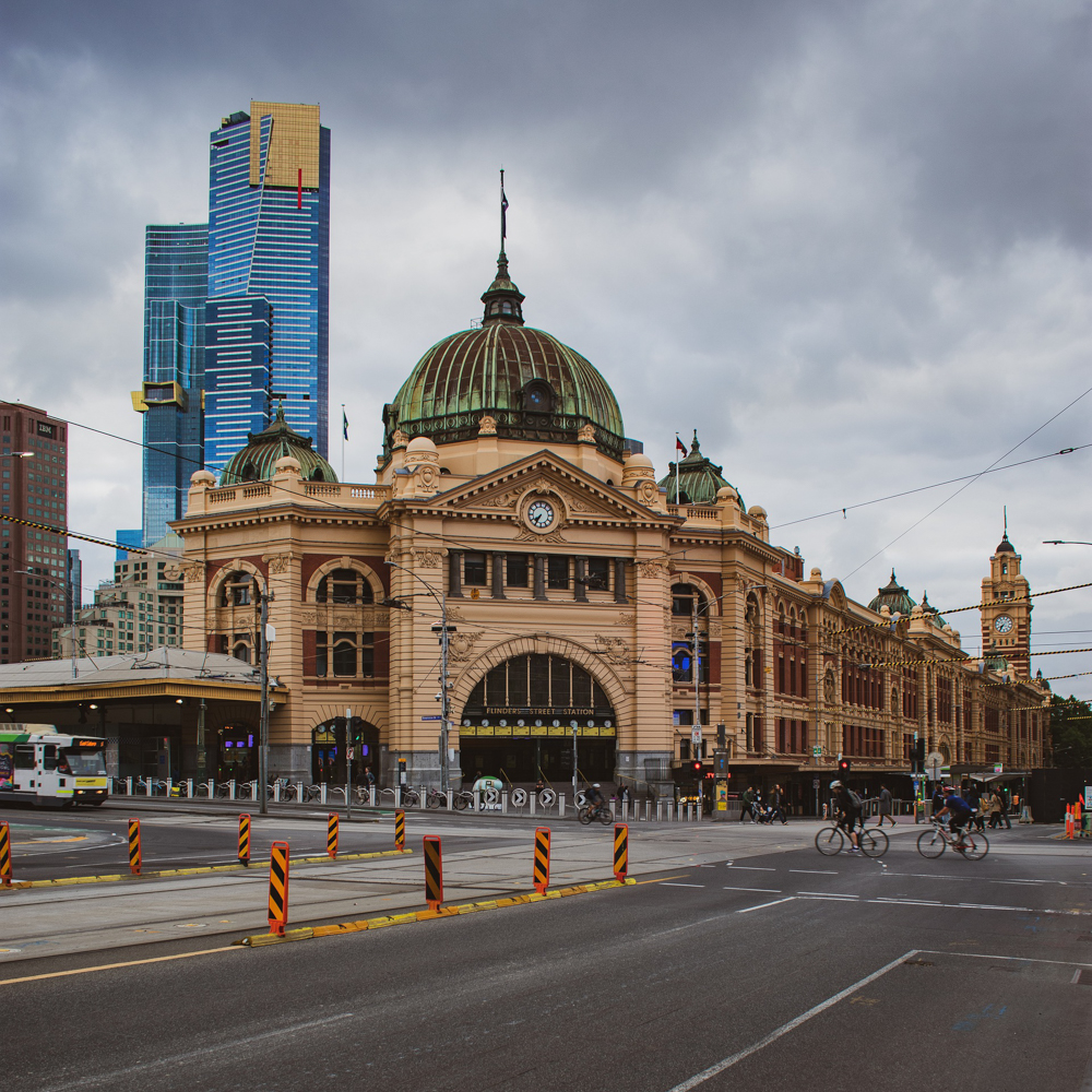 Where in the World Flinders Street Station and Eureka Tower, Melbourne