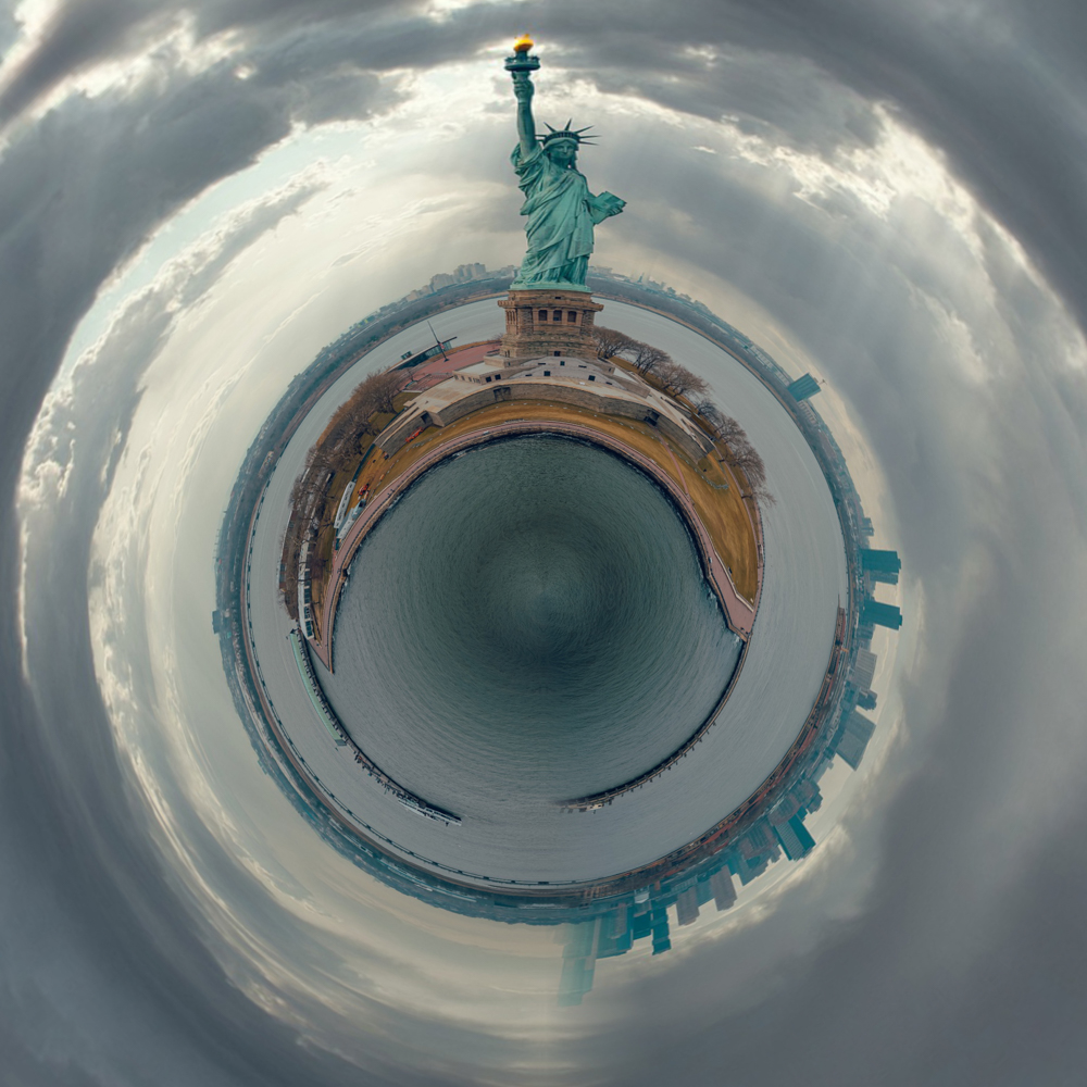 Where in the World distorted city
