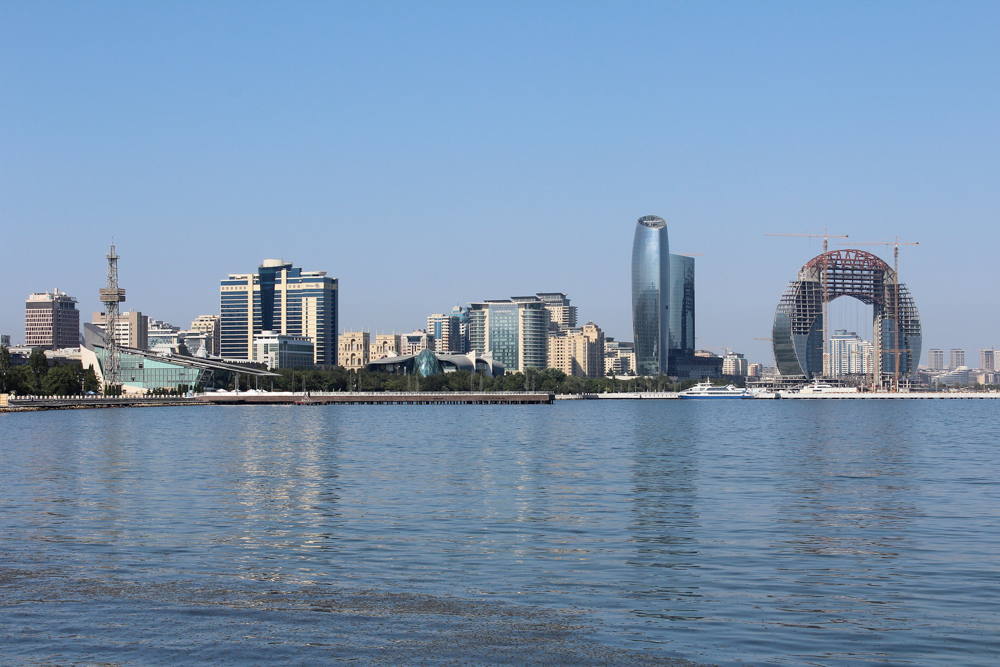 Where in the World 562 Baku skyline