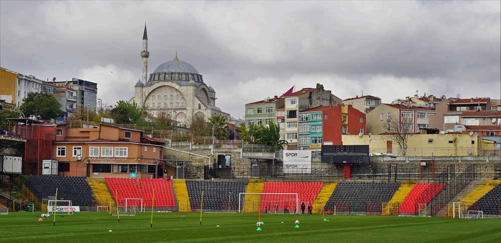 Where in the World 564 Istanbul mosque football stadium Turkey