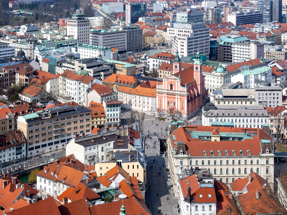 Where in the World 579 Ljubljana Slovenia aerial view of the city