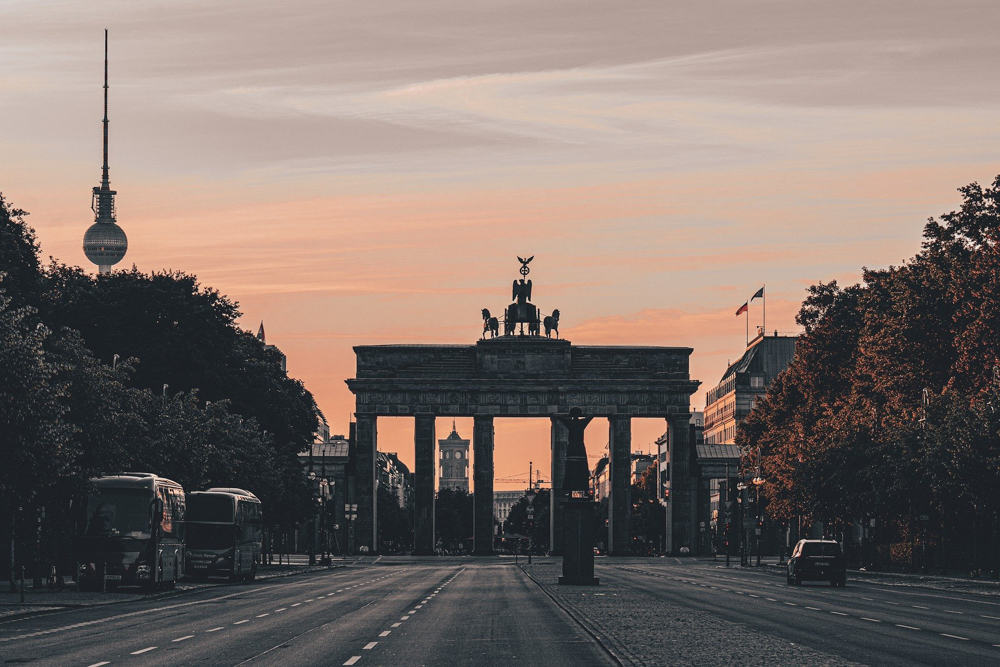 Where in the World 553 Brandenburg Gate Berlin at Sunrise