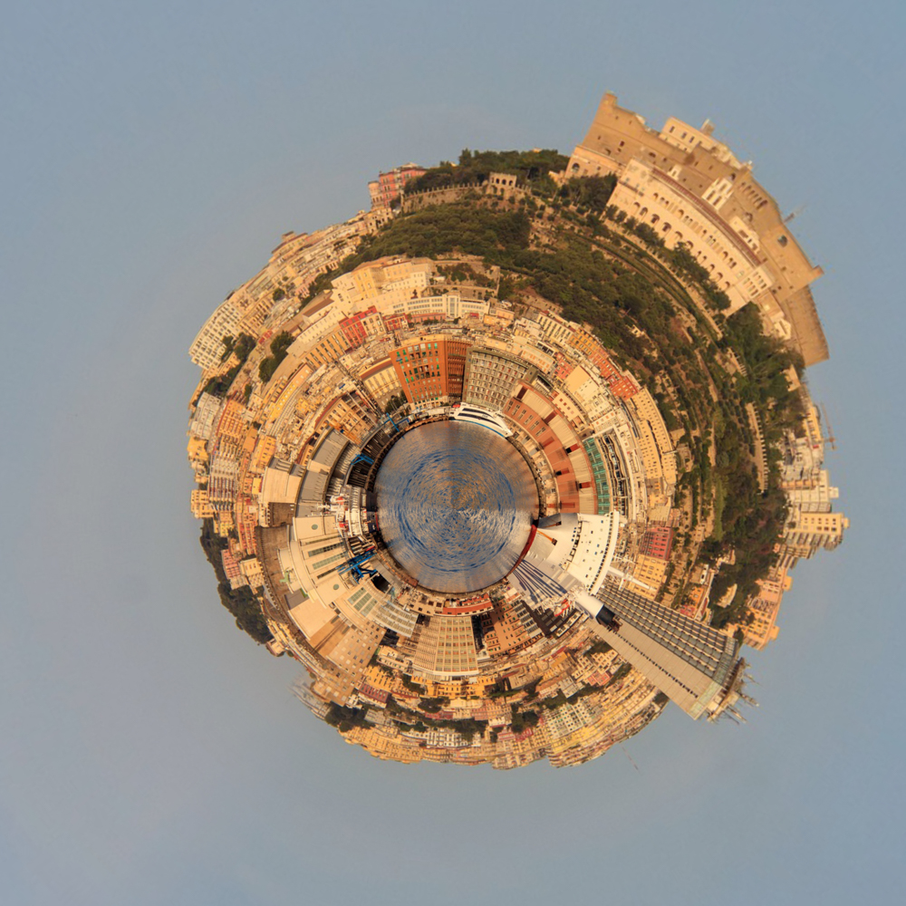 Where in the World 595 distorted city image
