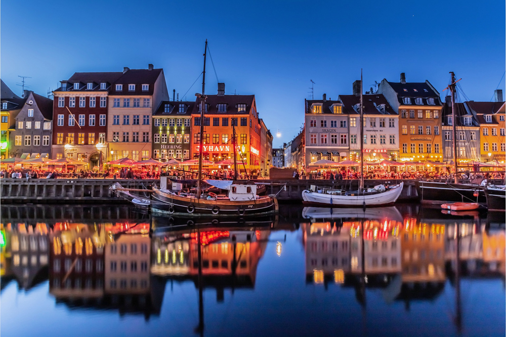 Where in the World 530 Nyhavn, Copenhagen at night