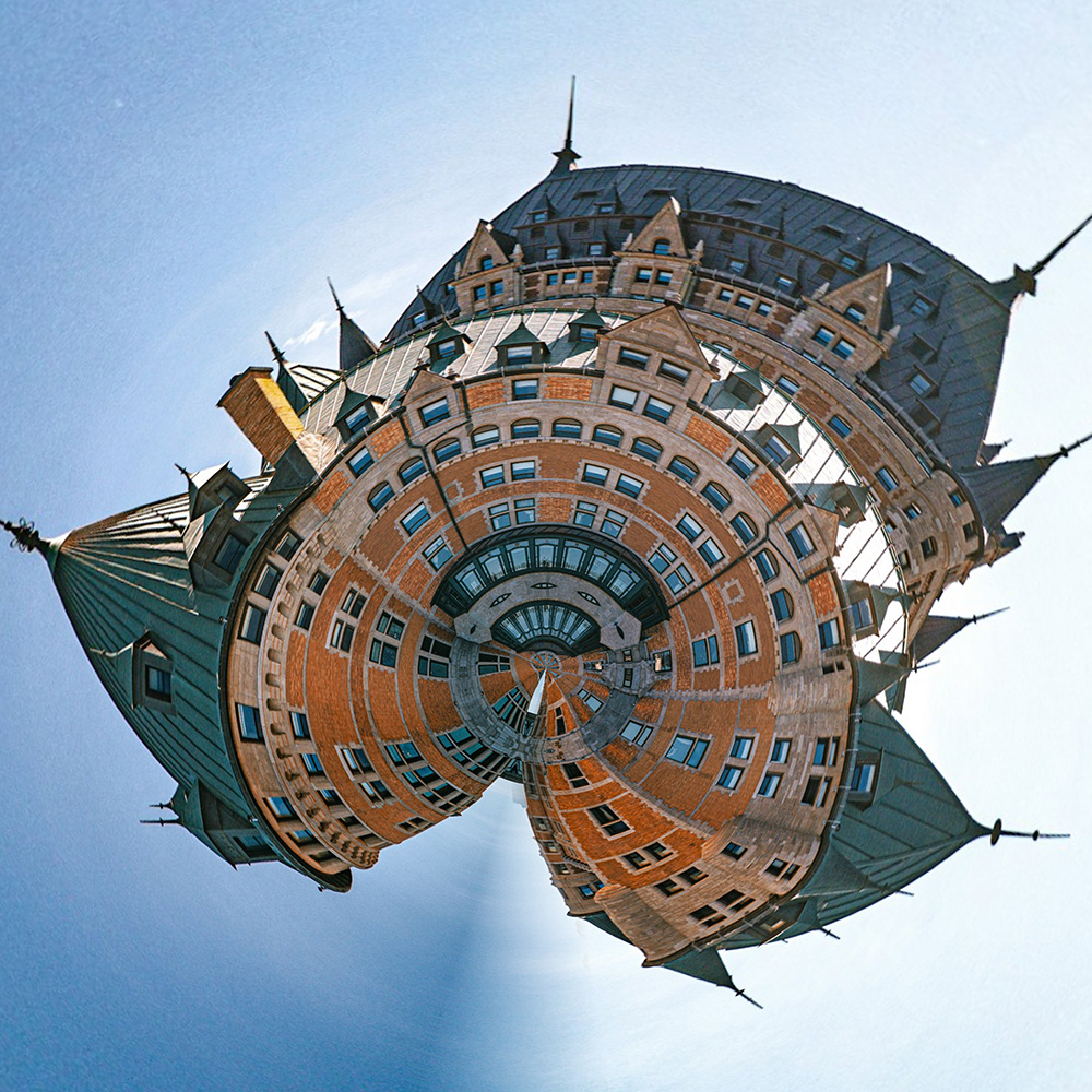 Where in the World 670 distorted city image