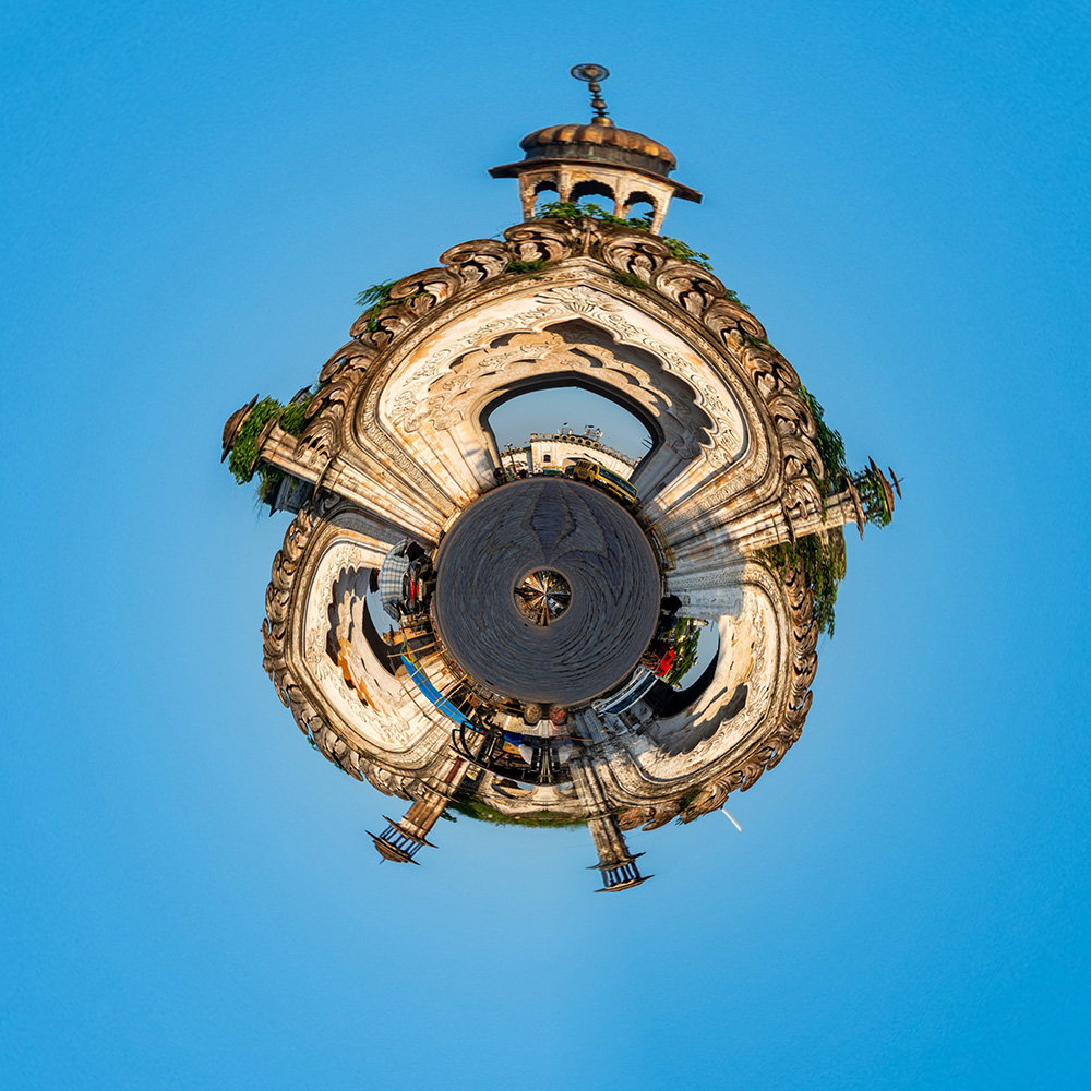 Where in the World 687 distorted city photo puzzle