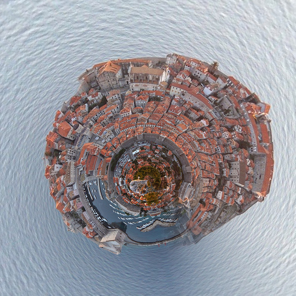 Where in the World 698 distorted city image
