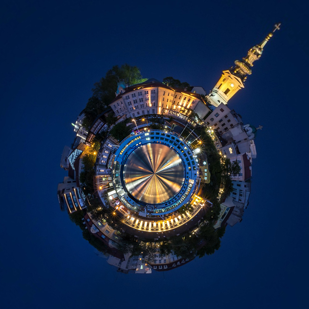 Where in the World 706 distorted city image