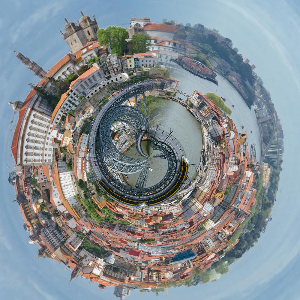 Where in the World distorted city image puzzle