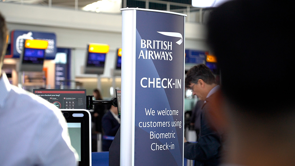 British Airways biometric check-in 003