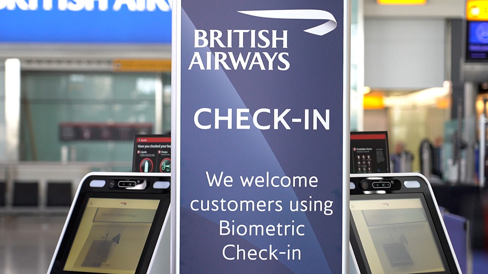 British Airways biometric check-in 005