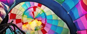 Where in the World 564 hot air balloon multi-coloured