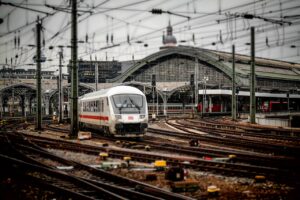 Where in the World 621 train leaving Cologne Station Germany